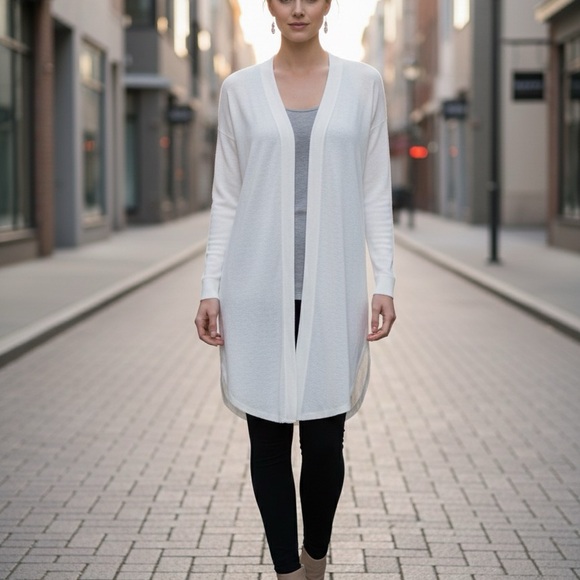 Fifteen Twenty Jackets & Blazers - Fifteen Twenty Cream Knit Top